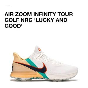NIKE Zoom Infinity Tour Golf NRG 'Lucky and Good.' MENS SIZE 10.5 GOLF SHOE